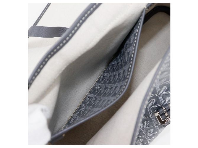 Goyard Capesien MM PVC Schultertasche Grau - Ansicht 8