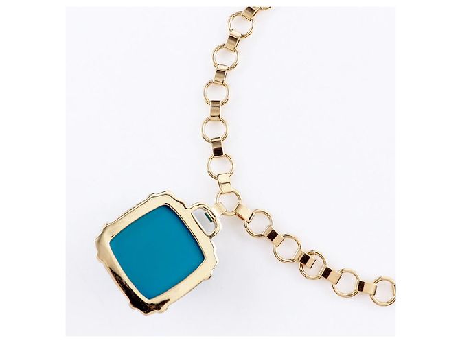 Blaue Stein Halskette von Marc by Marc Jacobs Golden - Ansicht 3