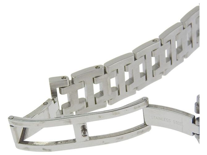 Hermès Hermes Clipper Stainless Steel Watch Pink - view 8