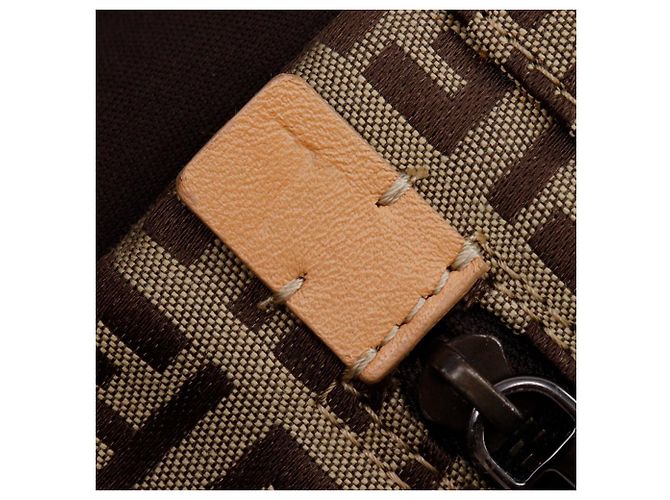 Fendi Zucchino Canvas Tragetasche Braun - Ansicht 10