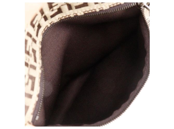 Fendi Zucchino Canvas Tragetasche Braun - Ansicht 7