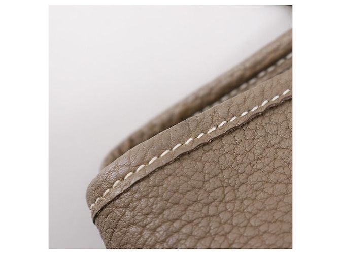 Borsa tote Hermès Garden Party 36 in Negonda Marrone - vista 11
