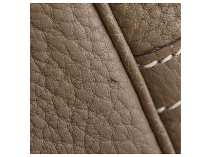 Borsa tote Hermès Garden Party 36 in Negonda Marrone - vista 13