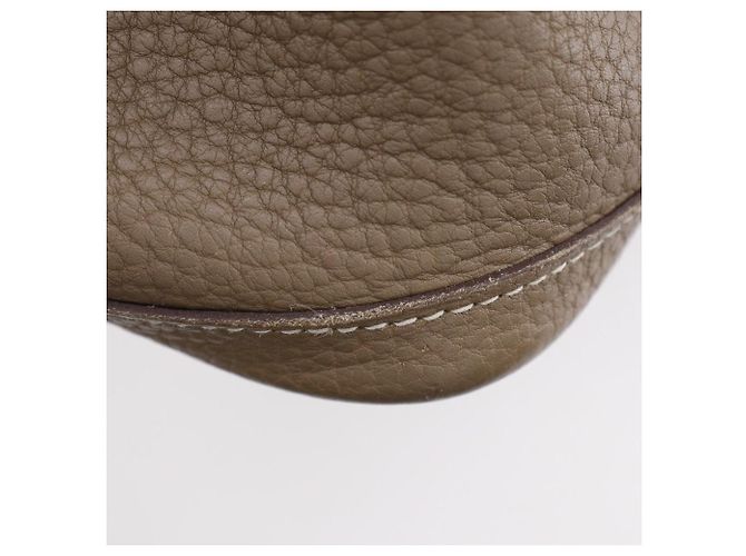 Borsa tote Hermès Garden Party 36 in Negonda Marrone - vista 14