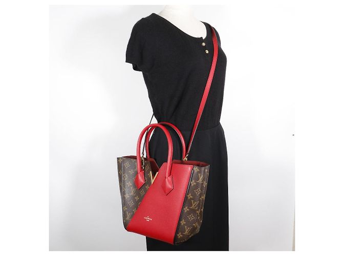 Borsa 2 in 1 Monogram in pelle di vitello KimonoPM Louis Vuitton Marrone - vista 16