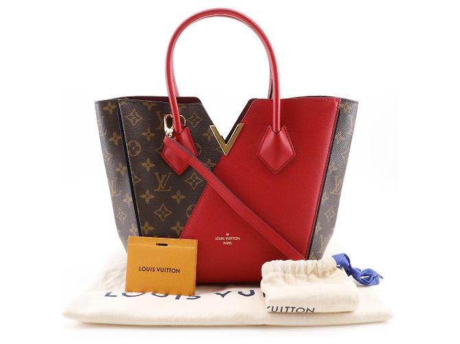 Borsa 2 in 1 Monogram in pelle di vitello KimonoPM Louis Vuitton Marrone - vista 17