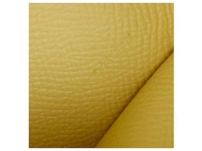 Hermès Cartera Larga Bearn Soufflet Epsom Hermes Amarillo - vista 15