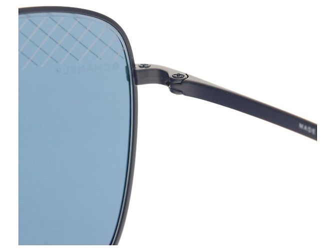 Timeless Gafas de sol de metal Chanel 4256 Negro - vista 3