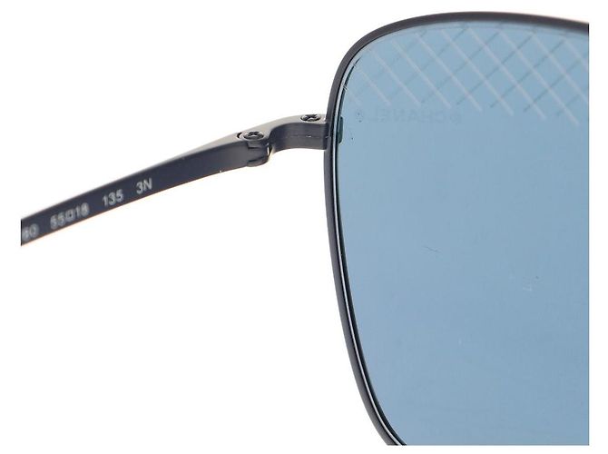 Timeless Gafas de sol de metal Chanel 4256 Negro - vista 4