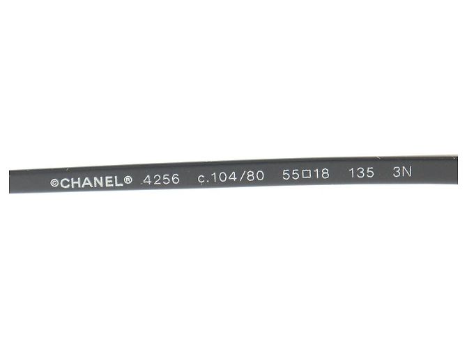 Timeless Gafas de sol de metal Chanel 4256 Negro - vista 7
