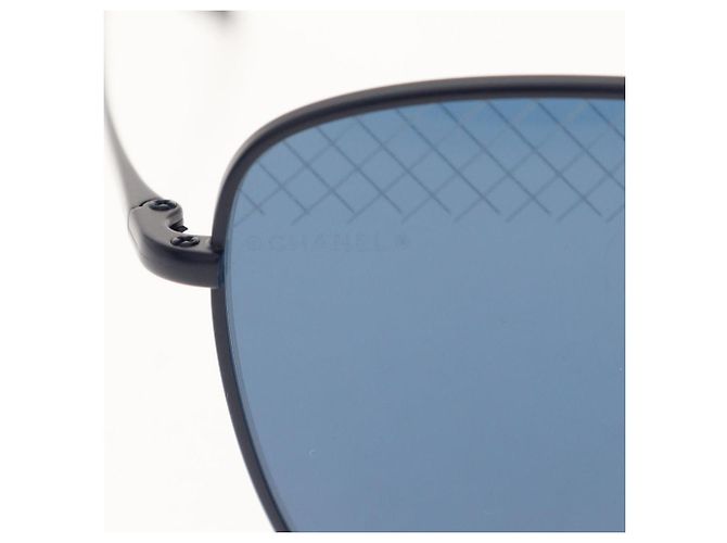 Timeless Gafas de sol de metal Chanel 4256 Negro - vista 8