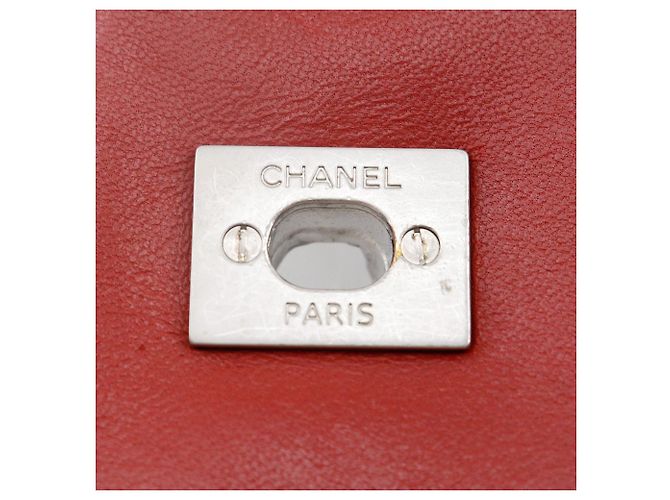 Timeless Borsa a Spalla a Doppia Catena in Cotone Chanel Blu - vista 12