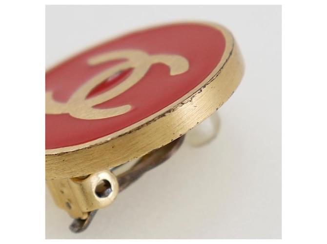 Timeless Chanel Coco Mark Ohrringe Rot - Ansicht 5