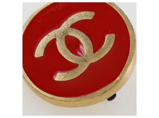 Timeless Chanel Coco Mark Ohrringe Rot - Ansicht 6