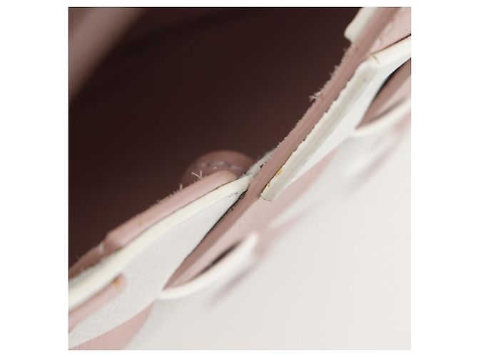 Borsa 2 in 2 in pelle intrecciata Loewe Rosa Bianco - vista 11