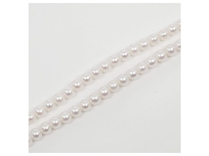 Collana Tasaki Au750 in Perle Bianco - vista 5