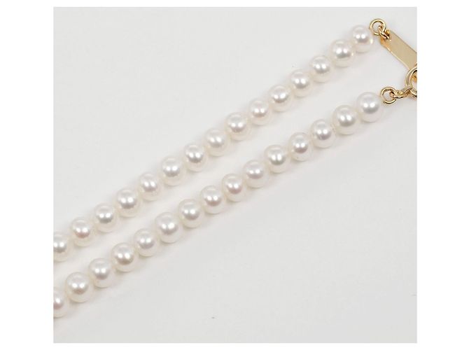 Collana Tasaki Au750 in Perle Bianco - vista 6