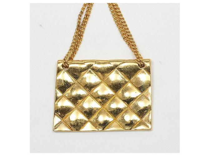 Timeless Spilla Coco Mark Matelassé di Chanel D'oro - vista 3