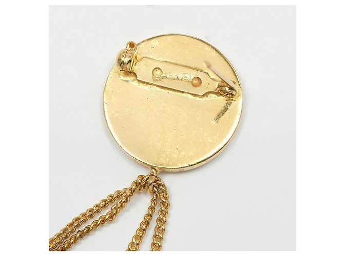Timeless Spilla Coco Mark Matelassé di Chanel D'oro - vista 4