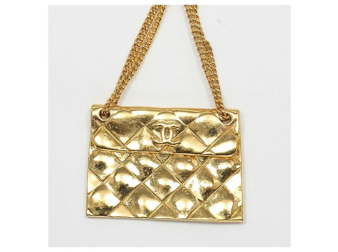 Timeless Spilla Coco Mark Matelassé di Chanel D'oro - vista 5