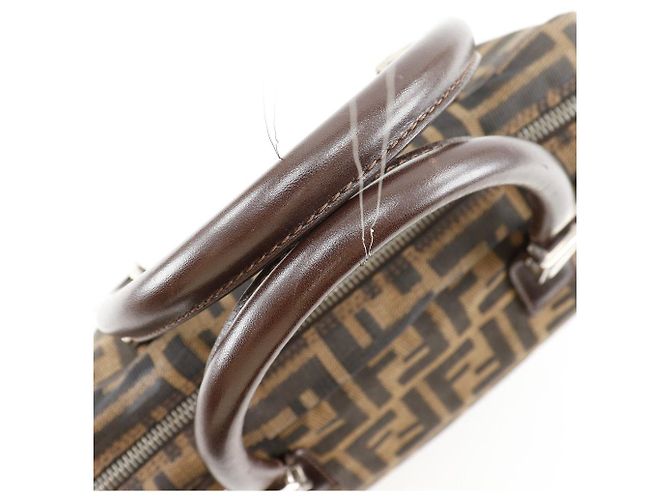 Fendi Zucca Nylon Canvas Handtasche Braun - Ansicht 5
