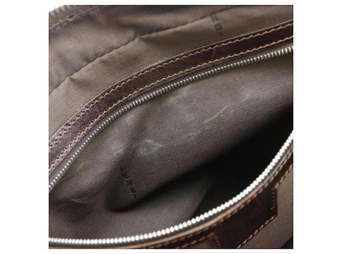 Fendi Zucca Nylon Canvas Handtasche Braun - Ansicht 8