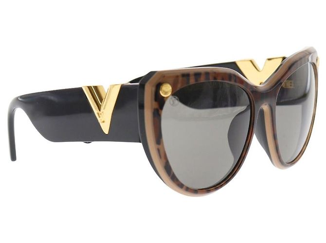 Gafas de sol My Fair Lady de Louis Vuitton Castaño Negro - vista 2