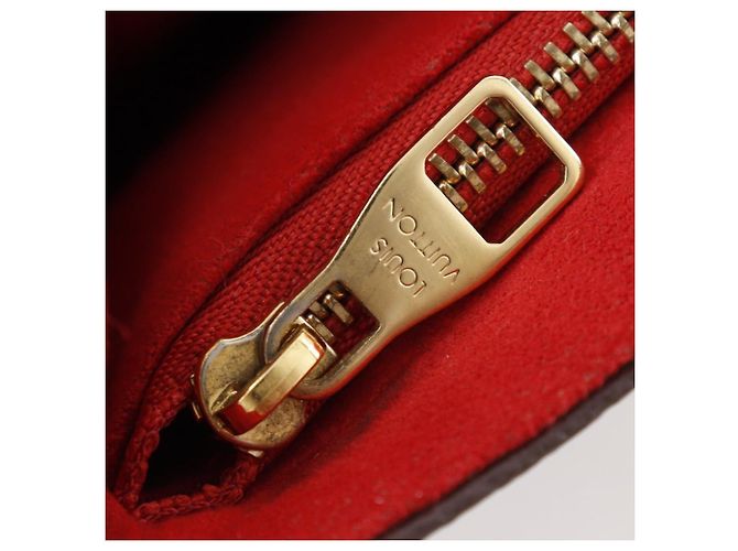Borsa a Spalla Monogram Saint Placide di Louis Vuitton Marrone Rosso - vista 16