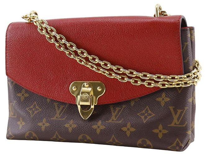 Borsa a Spalla Monogram Saint Placide di Louis Vuitton Marrone Rosso - vista 2