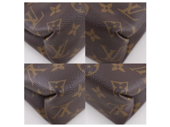 Borsa a Spalla Monogram Saint Placide di Louis Vuitton Marrone Rosso - vista 4