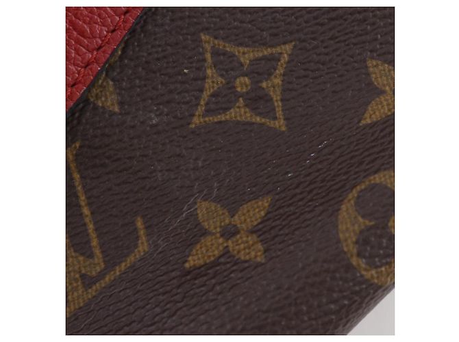 Borsa a Spalla Monogram Saint Placide di Louis Vuitton Marrone Rosso - vista 9