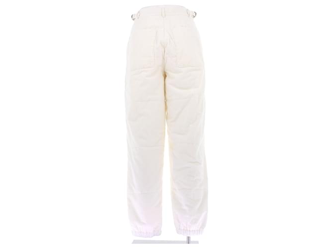 Jil Sander Pantalón blanco de algodón - vista 2
