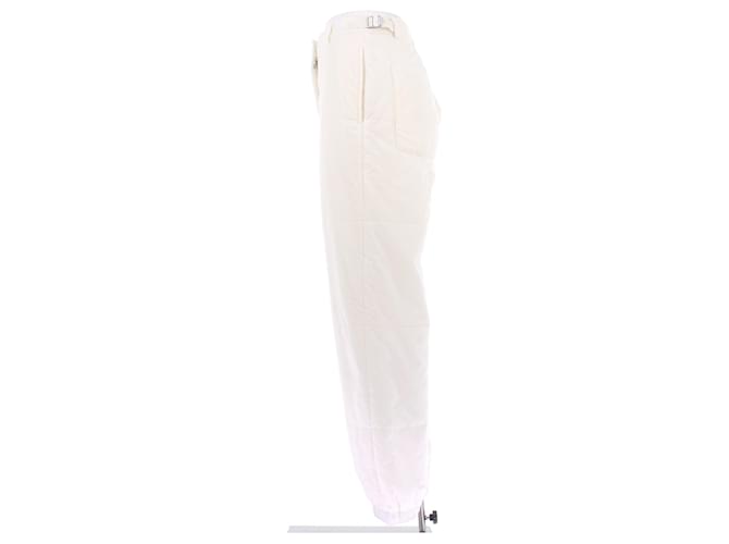 Jil Sander Pantalón blanco de algodón - vista 4