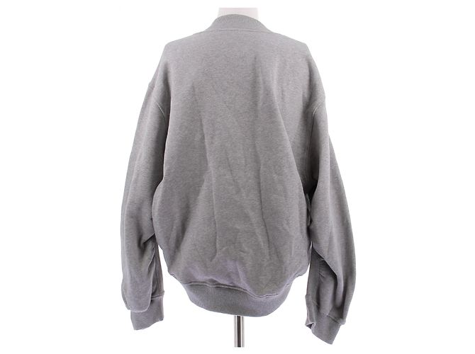 Attico Sudadera corta gris de algodón - vista 2