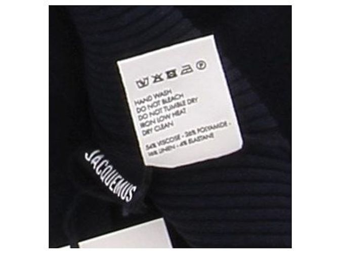 Jacquemus Twisted Cardigan Marineblau - Ansicht 6