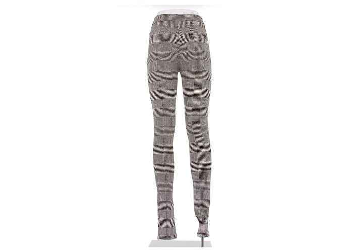 Leggings Saint Laurent Pata de gallo Negros - vista 2