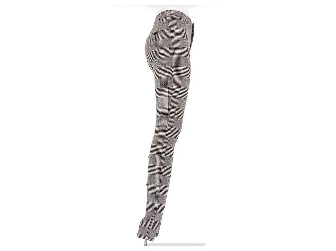 Leggings Saint Laurent Pata de gallo Negros - vista 3