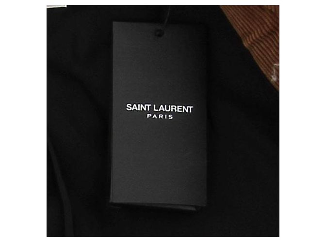 Saint Laurent Braune Cordjacke - Ansicht 6