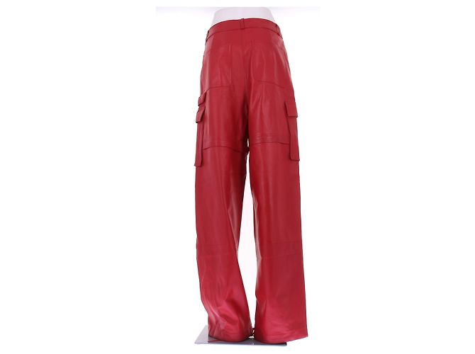 Autre Marque Rote Lederhose - Ansicht 2