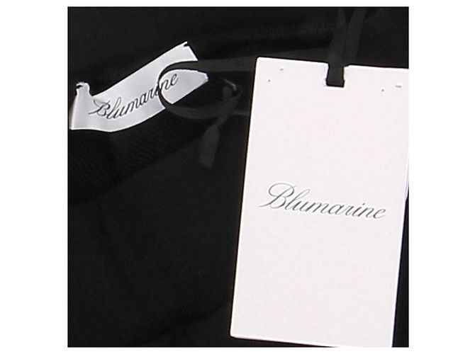 Blumarine Joggers negros con volantes de algodón - vista 5