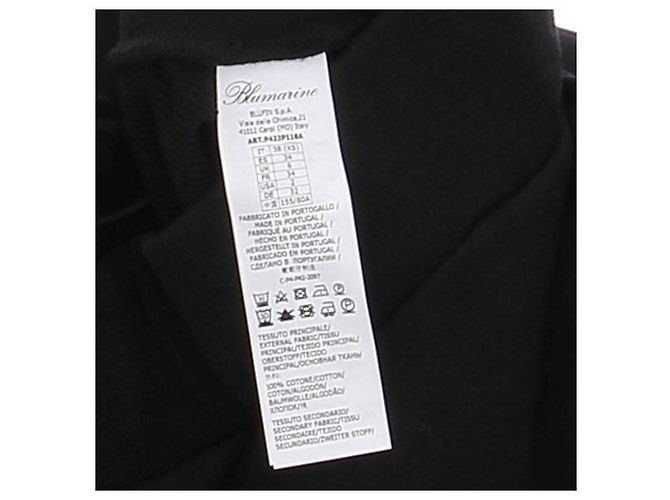 Blumarine Joggers negros con volantes de algodón - vista 6
