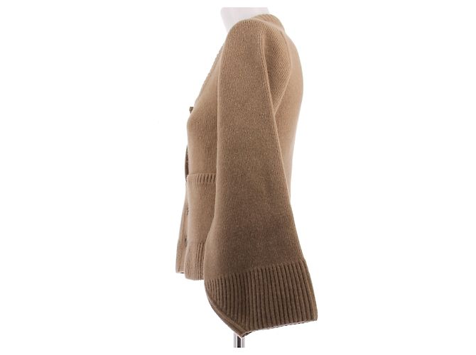 Khaite Brauner Cashmere-Cardigan - Ansicht 4