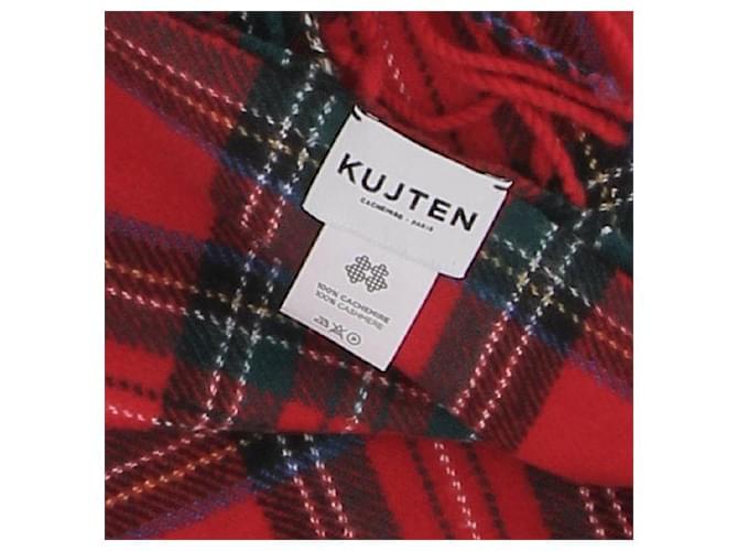 Autre Marque Sciarpa rossa in cashmere Rosso - vista 3