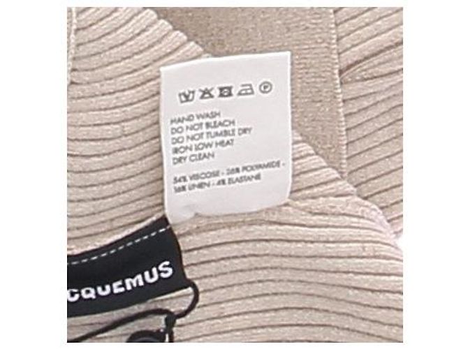 Jacquemus Der Gedrehte Cardigan Beige - Ansicht 6