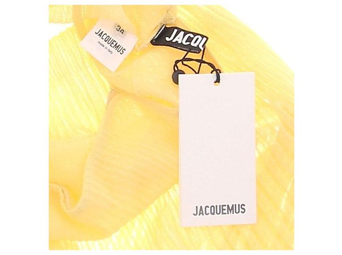 Jacquemus Abito "Helado" giallo e arancione - vista 5
