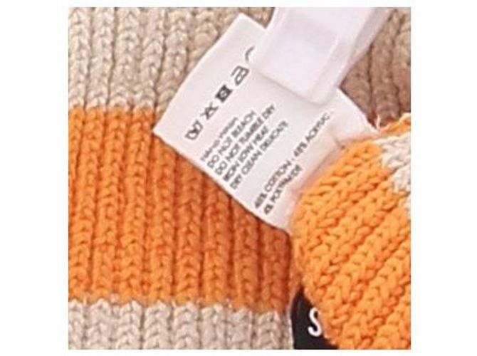 Jacquemus Jersey a rayas naranja de algodón - vista 6