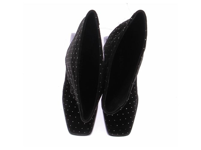Nodaleto Botas "Bulla solal" de terciopelo Negro - vista 6