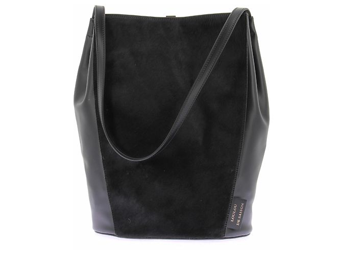 Autre Marque Borsa "Odile" in pelle nera Nero - vista 2