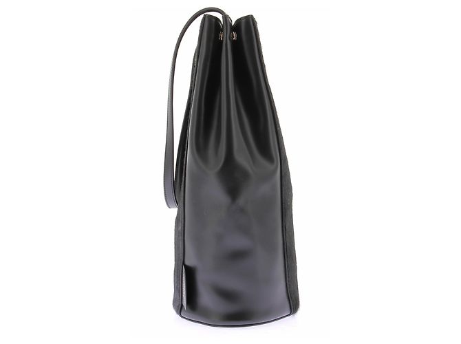 Autre Marque Borsa "Odile" in pelle nera Nero - vista 3
