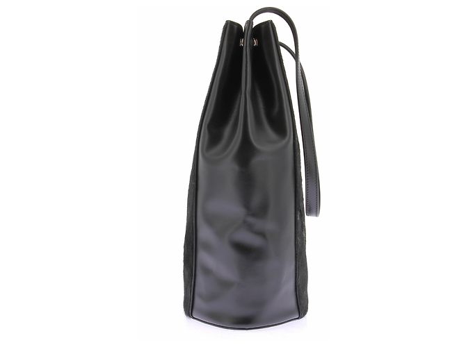 Autre Marque Borsa "Odile" in pelle nera Nero - vista 4